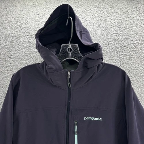 Patagonia Jacket Mens Large L Purple Full Zip Hiking Outdoor Simple Guide Hoody image 2