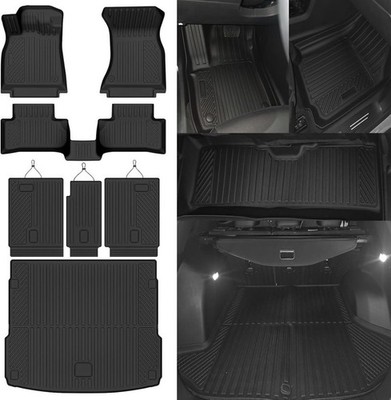 Audi Q5 SQ5 2018-2024 All Weather Floor Mats Trunk Liner Backrest Protector TPE
