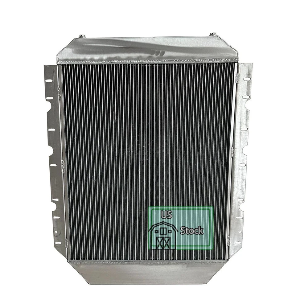 Radiador de aluminio para International Harvester 2300 3000 3600 3800 4900 2 filas Foto 3 de 4