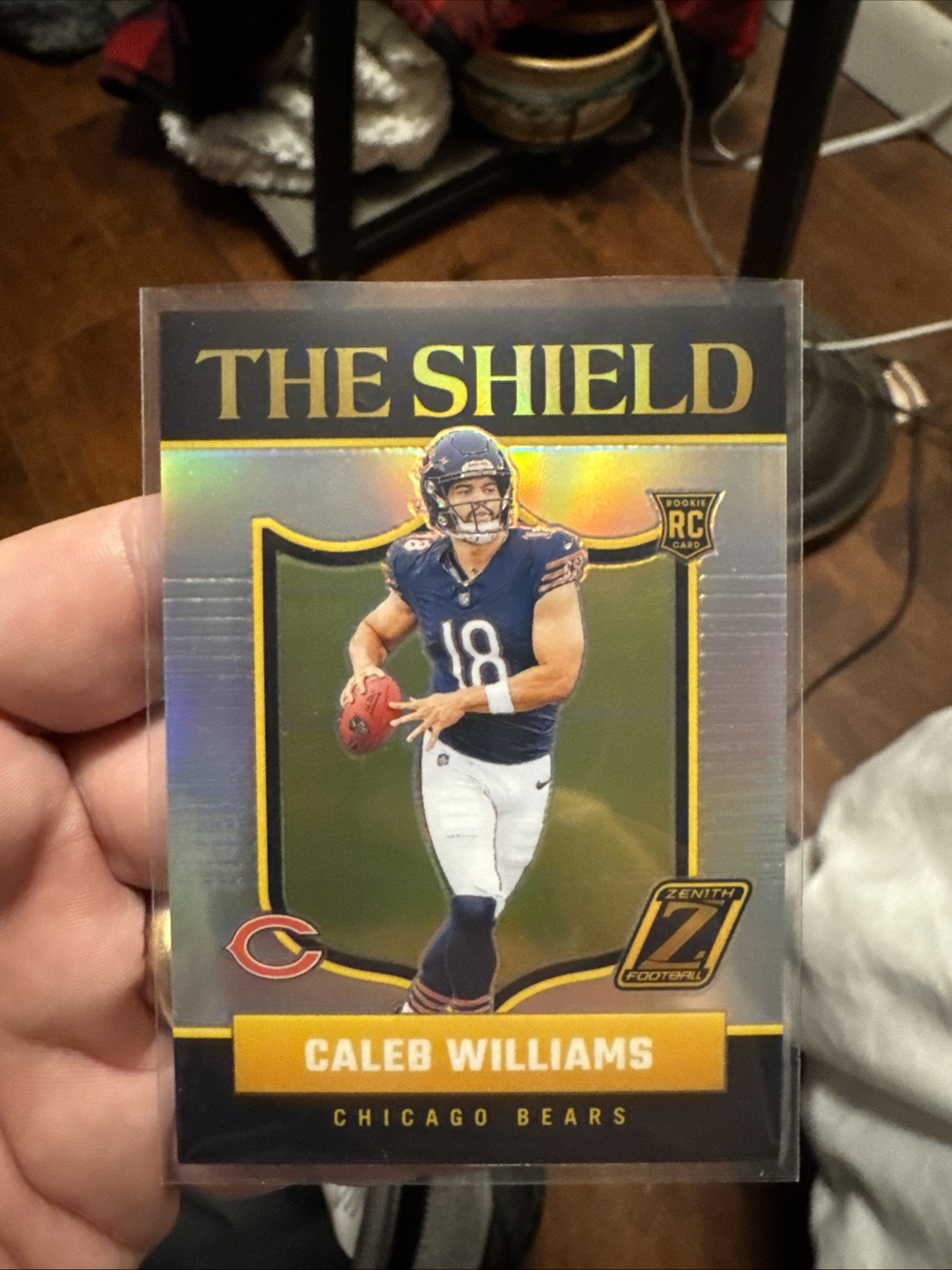 2024 Panini Zenith Caleb Williams RC The Shield #1 Chicago Bears