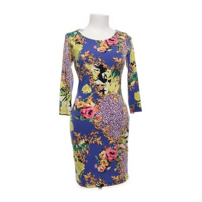 Bodyflirt Boutique, Kleid, Größe: XS, Blau/Gelb/Mehrfarbig #k1B