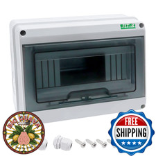 Smseace Distribution Protection Box ABS Plastic Transparent Cover Waterproof Dis