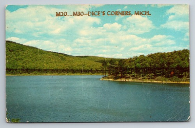 #ad #ad MI M20..M30..Dice#x27;s Corners Vintage Postcard $1.99