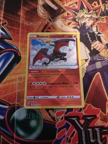 Pokémon TCG Radiant Charizard Crown Zenith Holo Card 020/159 NM/M Condition