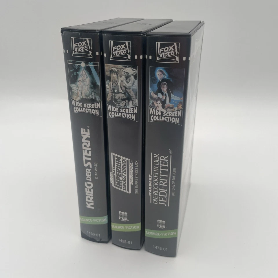VHS Star Wars -Krieg der Sterne Trilogie Teil 1-3 - WIDE SCREEN COLLECTION - Bild 3 von 4