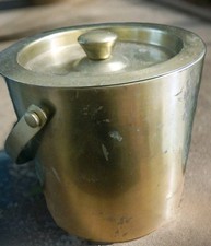 Vintage Eiskübel Gold/Messing Retro Design 7...