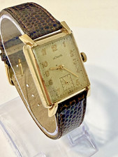 VINTAGE 10K GF LECOULTRE 17J WATCH WITH 11LO MANUAL WIND MOVEMENT NEEDS SERVICE