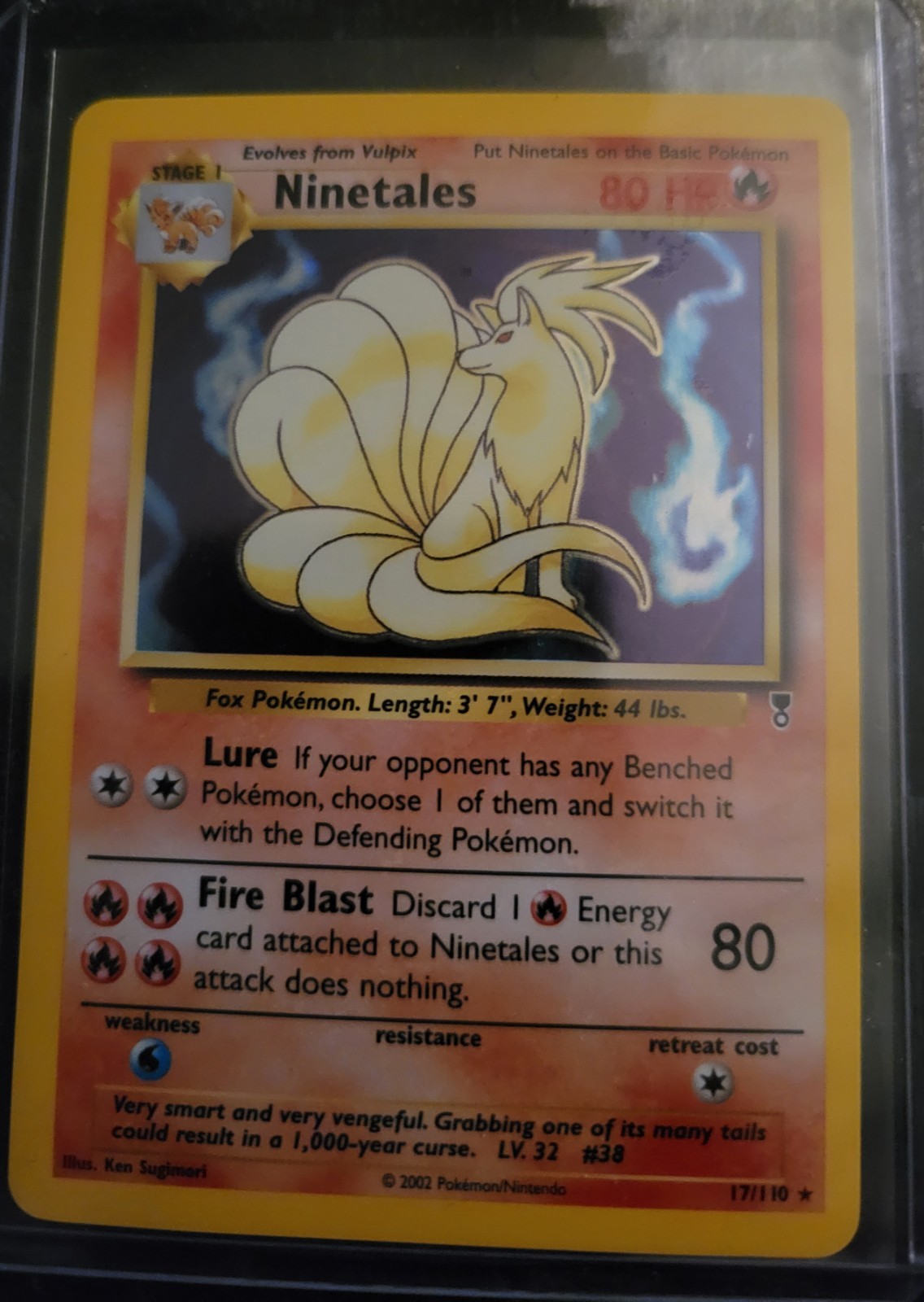 Ninetales 17/110 Legendary Collection Holo LP Pokemon Card Rare