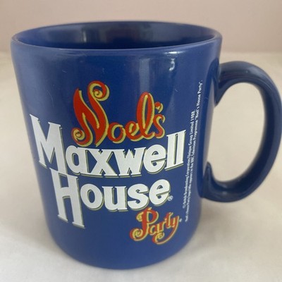 Maxwell House Noel's House Party Tasse Vintage Retro 80er BBC Kaffee Tee 