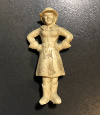 Marx 1950s Roy Rogers Ranch 60mm Cowgirl Tan Vinyl Plastic  