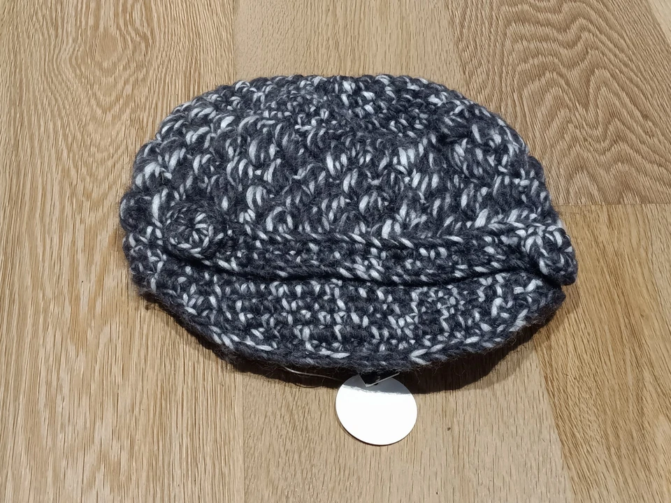 AQUA женщин ручной работы козырек зимние Beanie шерсти шляпа, многоцветный, O/S - Изображение 2 из 4