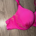 Victorias Secret Neon Pink Lace Bing Push Up Bra Size 34B 🍌 — photo 2