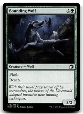MTG Bounding Wolf C Innistrad: Midnight Hunt 170 LP