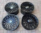 22x9/22x10.5 Black 22" Staggered 22" Wheels Fit Mercedes S560 S550 S500 S600 S63