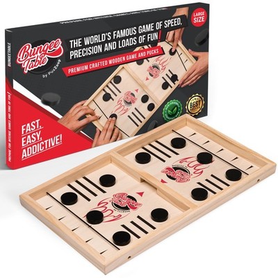 Fast Sling Puck Game - Test Your Speed and Accuracy with This Fast-Paced Wood...