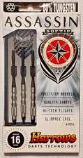 Harrows Assassin Soft Tip Dart Set - 56837, New, 16gm, 80% Tungsten