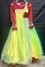 Vintage Rare Cinderella Brand Girls Ball Gown Pageant Dress Size 7 C79101D