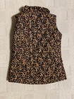 Toddler Girls Size 4T CROWN & IVY Brown Leopard Puffer Vest — photo 10