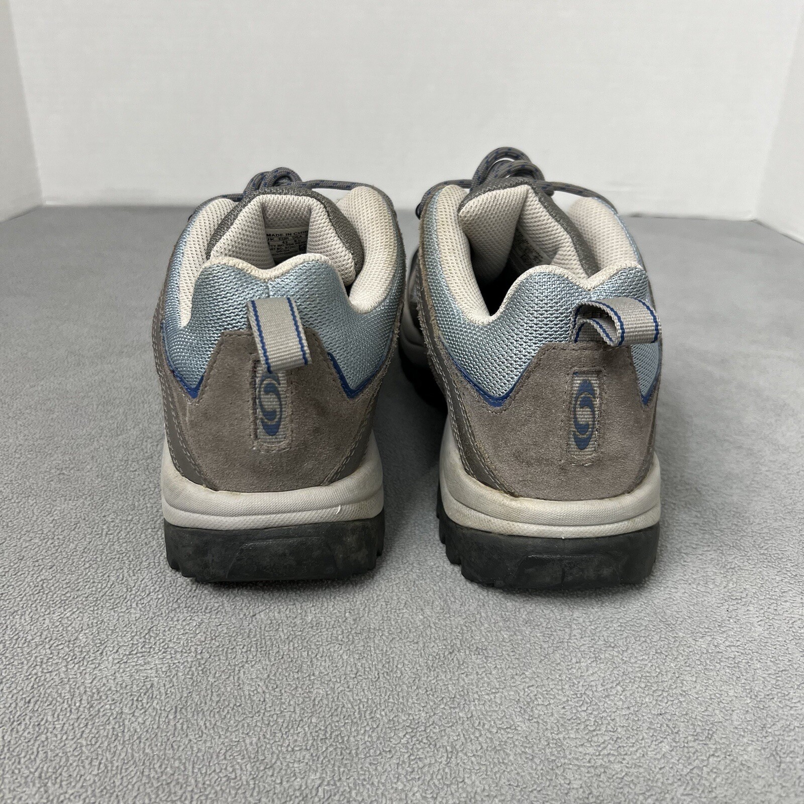 Salomon Contagrip scarpe da trekking trail walk donna taglia 9 5M grigio blu 643001