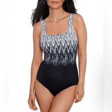 SWIM SOLUTIONS Shape Solver Sport for Women's Sharp Therapy Swimsuit - Size 18
