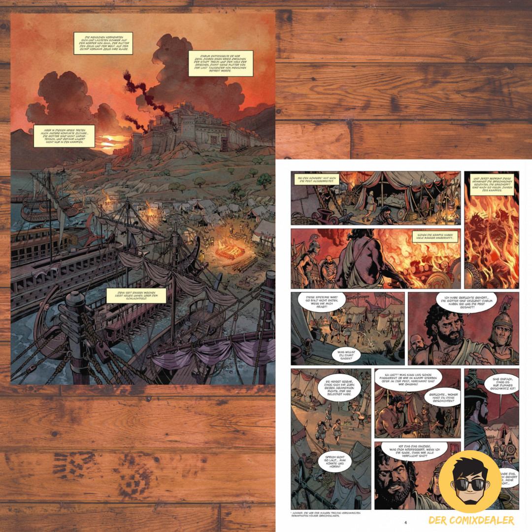 Thumbnail - Mythen Der Antike: Die Ilias (graphic Novel) Von Luc Ferry (2021,