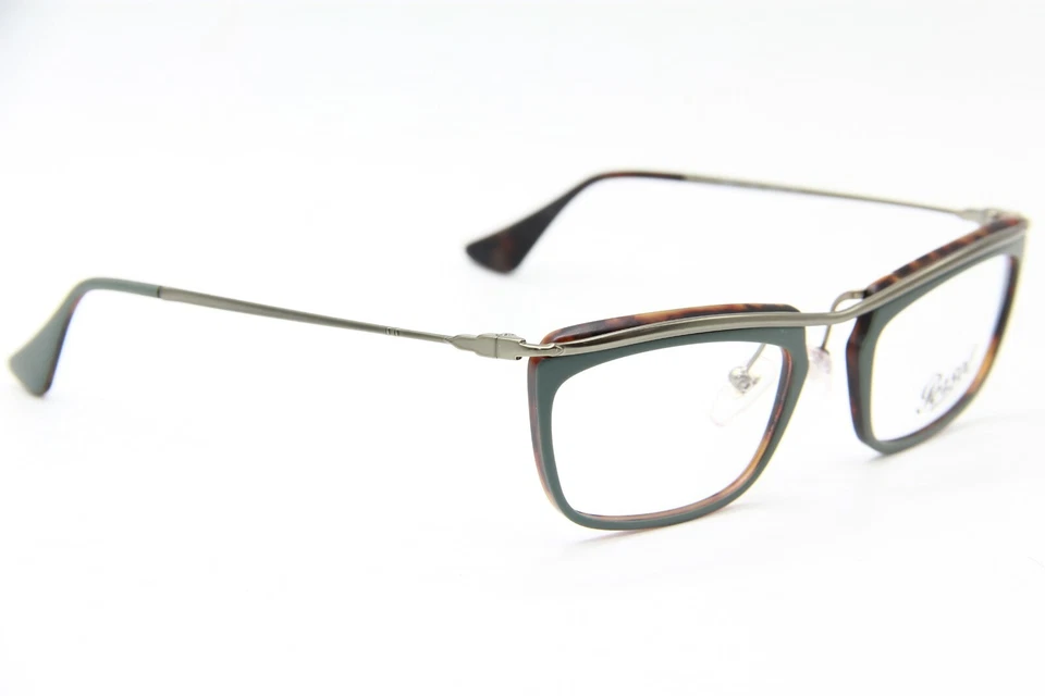 NUEVO PERSOL 3084-V 1007 GAFAS VERDES MARCOS AUTÉNTICOS RX 51-19 Foto 3 de 3