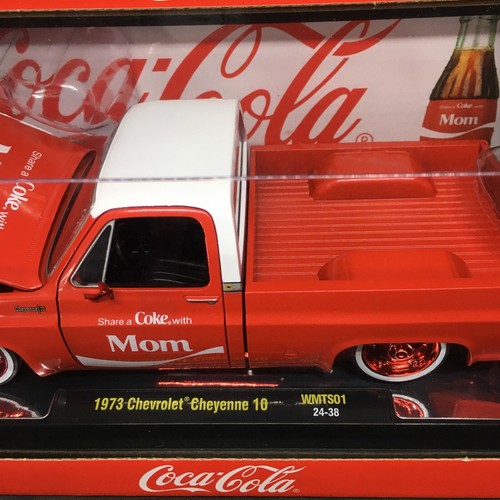 1/24 M2 Machines Chase 1973 Chevrolet Cheyenne 10 Coca Cola Red Rims MOM 1/750 - Bild 15 von 22