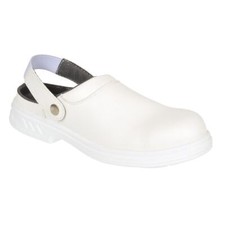 Image of Portwest Steelite Safety Clog SB FO SR WPA E A Machine Washable Protective FW82