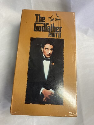 The Godfather Part 2 (Final Directors Cut Bonus Footage) & Part 3 VHS New Sealed