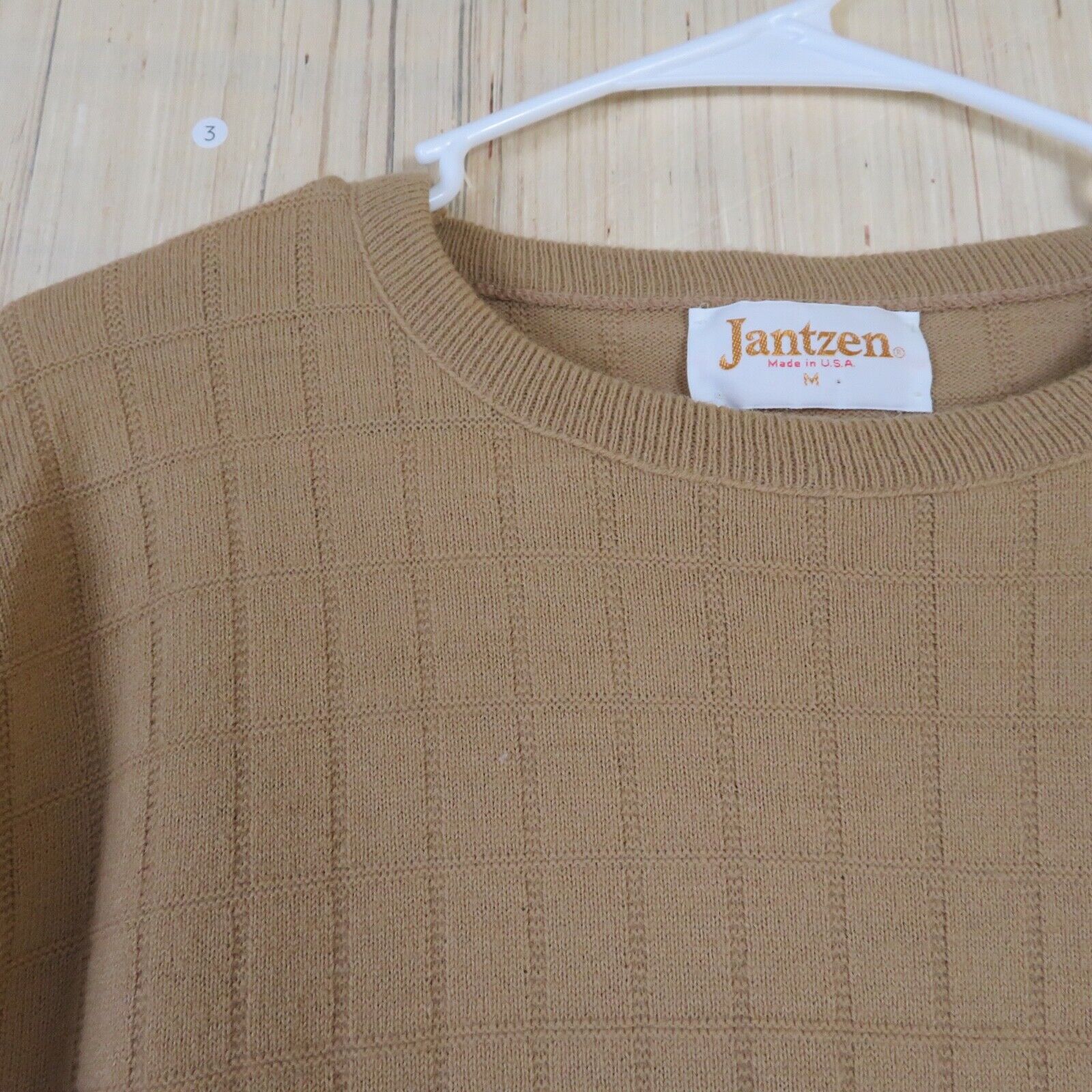 Vintage Jantzen USA Brown Mens SZ M Pullover Swea… - image 3