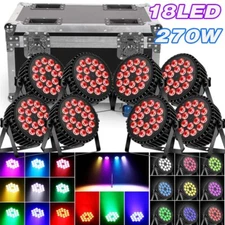 270W 18 LED PAR Can Stage Lighting RGBW DMX Club DJ Disco Party Show Bar Light