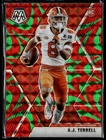 2020 Panini Mosaic Football Mosaic Reactive Green A.J. Terrell #248