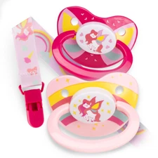 Rearz Adult Pacifiers with Clip - NEW Lil Bella (2-Pack) Pacifier/Soother 