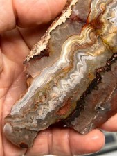 Mexican Laguna Crazy Lace Agate Slab Cabbing Carving Chakra Reiki