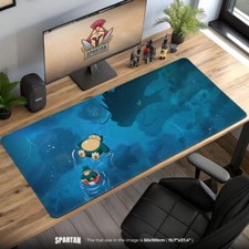Pokemon Desk Mat, Neon Themed Gaming Desk Mat Mouse Pad