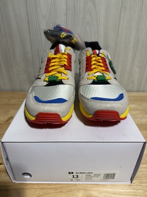 Shoes Lego Adidas Zx 8000 Blue Yellow US Size9 Adidas LEGO X ZX