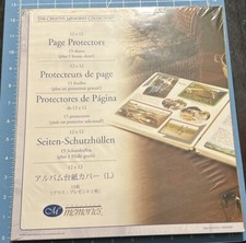 NEW Creative Memories 12x12 Page Protectors 2004 SEALED Total 16 Pgs