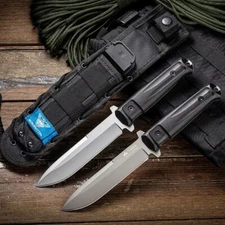 11'' New Glass Fiber Handle 9cr13 Blade Survival Tactical Hunting Knife VTH26