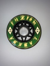 Labeda Fuzion 76mm X-Soft Inline Skate Wheel Standard Bearing Hub, Green