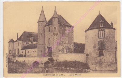 CPA SEPIA 77640 JOUARRE Nolongues altes Herrenhaus Edt MILTAT ROLAND