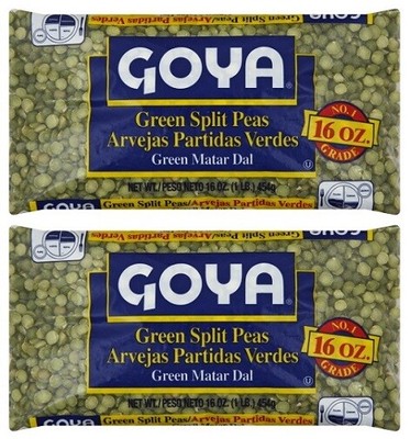 Goya Green Split Peas/Arvejas Partidas Verdes 2 Pack