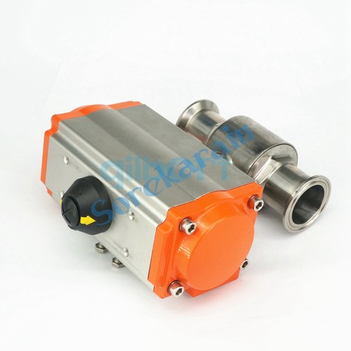 0.5" 1.5" 2" Tri Clamp 304/316 Stainless Sanitary Pneumatic Ferrule Ball Valve - Picture 11 of 12