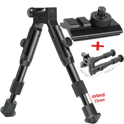 6Inch Adjustable Rifle Bipod with Swivel Stud Mount Fit Picatinny Rail - 第 6/20 張圖片