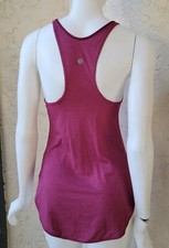 Lululemon What The Sport Singlet Dashing Purple Cranberry Red Tank Size 4