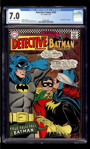 Detective Comics #363 1967 CGC 7.0 FN/VF C/OW High Definition Scans**