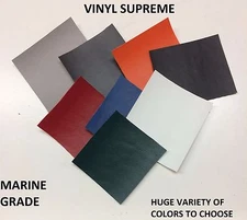 PREMIUM MARINE VINYL SUPREME FAUX LEATHER FABRIC OUTDOOR AUTO UPHOLSTERY BTY 54"