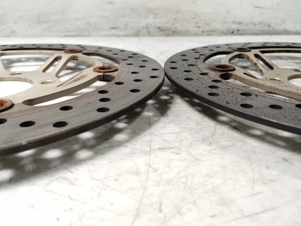 2001 Suzuki SV650 S Front Brake Rotors Left & Right Pair - Image 4 of 4