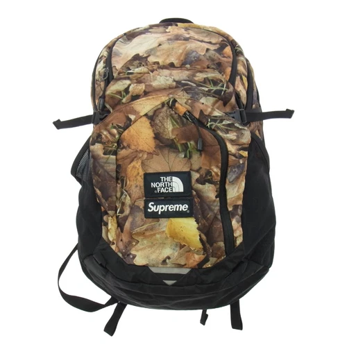 Sac à dos Supreme 16AW NF00CLG6 x THE NORTH FACE Pocono feuilles d'automne utilisé LIFE 0