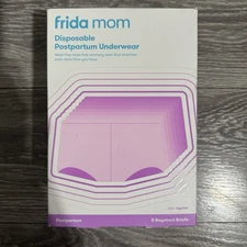 Frida Mom Women's Boyshorts Grey 8-Pack Regular Size Postpartum