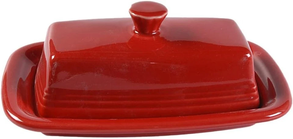 Extra Large Butter Keeper - Microwave/Oven Safe - Scarlet - Image 2 of 3
